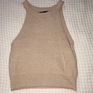 Knit hauler top